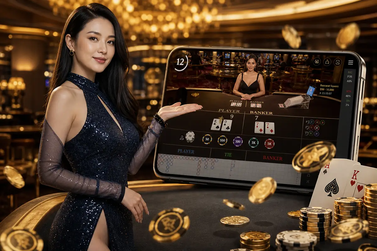 hoh88 Casino meja baccarat langsung dealer